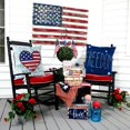 thumbnail image 2 of 4th of July Pillow Covers 18x18 inch Independence Throw Pillow Covers Memorial Day Patriotic Pillow Cases Red Blue America Freedom Heart Decor Cushion for Holiday Home Sofa Couch, 2 of 6