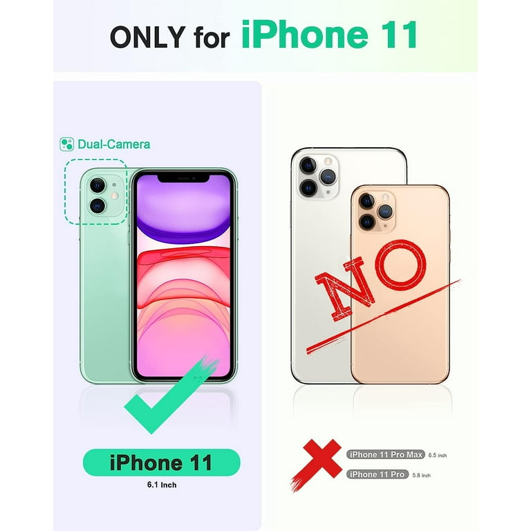 TUCCH iPhone 11 Wallet Case, iPhone 11 Case with [RFID Blocking] Card Slot  Stand Magnetic Closure, Protective PU Leather [Shockproof TPU] Flip Cover  Compatible with iPhone 11 2019 6.1, Midnight Green - Walmart.com