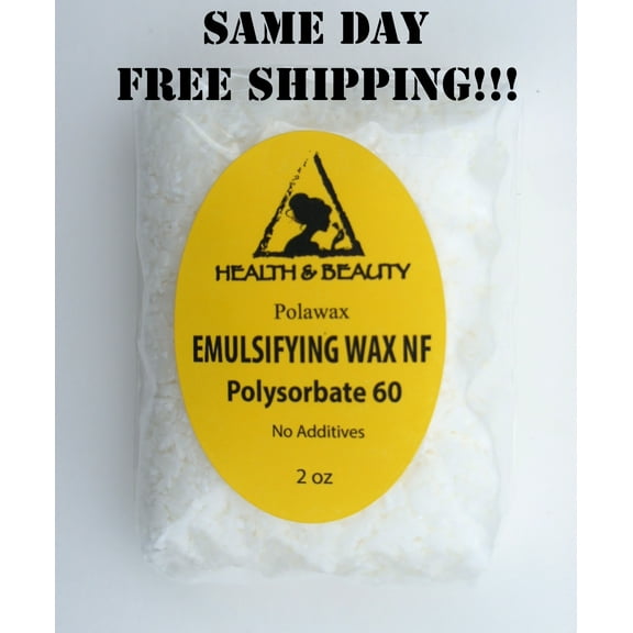 EMULSIFYING WAX NF POLYSORBATE 60 PURE POLAWAX 2 OZ
