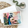 thumbnail image 2 of Peacock Greeting Cards Pack of 8 7 in x 5 in, 2 of 3