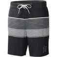 thumbnail image 2 of Men's G-III Sports by Carl Banks  Black Miami Marlins Coastline Volley Swim Shorts, 2 of 4