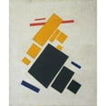 thumbnail image 3 of Kazimir Malevich 20x23 Black Modern Framed Museum Art Print Titled - Suprematist Composition; Airplane Flying (1915), 3 of 5