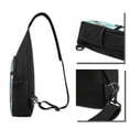 thumbnail image 2 of Xecao's Travelling on Airplane Print Sling Bag: A Versatile Chest, Shoulder, and Crossbody Backpack for Casual Days Out, Perfect for Both Men and Women, 2 of 6