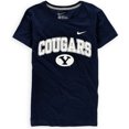 thumbnail image 1 of Camiseta Nike BYU Cougars Slim Graphic Mujer Azul Pequeña, 1 of 1