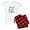 With Red Plaid Pant, variant on CafePress - Happily Ever After Pajamas - Women's Short Sleeve Print T-Shirt and Pants Light Cotton Pajama Set