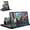 Black, variant on 14" Screen Magnifier for Cell Phone, Foldable Phone Stand Screen Enlarger, Mobile Phone Screen Amplifier, Eye-Caring for Browsing Video and Watching Movies, Reading Books(Black, 14 Inch)