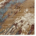 thumbnail image 3 of Riverbay Furniture 3' x 5' Fabric Area Rug in Marble Blue, 3 of 3