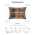 thumbnail image 6 of Lundary Room Sun Shade Sail 12' x 16', Vintage Brown Wood Grain White Border Rectangle Outdoor Sunshade Canopy, Waterproof UV Block Patio Covers for Garden Yard Beach, 6 of 9
