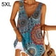 thumbnail image 2 of Guardurnaity Camiseta sin mangas con cuello en V estampado para mujer Prendas para la parte del cuerpo azul 5XL Guardurnaity AP002036-40, 2 of 4