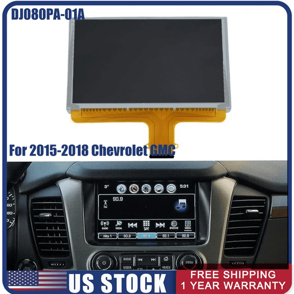 Woudy 8" Touch Screen Digitizer LCD Monitor Radio Navigation for Chevy Silverado GMC 2015-2018 DJ080PA-01A