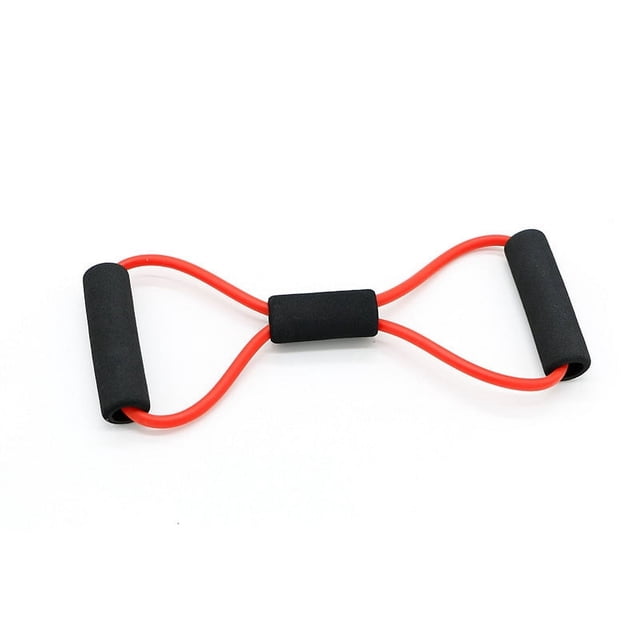 Banda de resistencia en forma de 8, banda de resistencia para fitness con asas, banda elástica para fitness, banda elástica para fitness, ejercicio familiar, fisioterapia, entrenamiento de fuerza