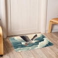 thumbnail image 6 of Seagull Polyester Non-Slip Machine Washable Bath Rug Indoor Rug Door Carpet, 6 of 6