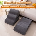 thumbnail image 2 of Stairs,Stairs And Zipper - And Ramp Bed Zipper Stairs Ladders Ramp 4-tiers Stairs And Couch Bed And Stairs - Non-slip, 2 of 6