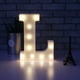 thumbnail image 1 of Letras del alfabeto con forma de Letra L con luz LED MACHAO con temporizador inalámbrico y control remoto, 1 of 5