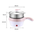 thumbnail image 1 of Olla arrocera Cocina eléctrica Multifuncional Dos velocidades Mini sartén eléctrica portátil Wok Olla arrocera para Dormitorio de Estudiantes AU 220V ANGGREK Otros, 1 of 7