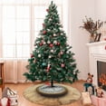 thumbnail image 7 of Sikiie Magnetic Old Compass On World Map 30-48 inches {designName} Print Christmas Tree Skirt Snowman Xmas Tree Skirt with Edge Christmas Decorations for Holiday Party48", 7 of 7
