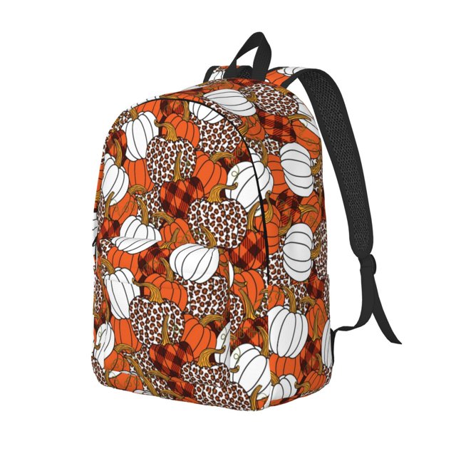 Easygdp Various Pumpkins Mochila de Lona Resistente para Laptop, Compatible con Laptops de 15 a 17 pulgadas, Ideal para Escuela, Trabajo y Viajes-Small