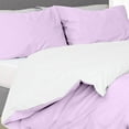 thumbnail image 3 of SGI Bedding Cal King Size Duvet Covers Egyptian Cotton 1000TC 3 Piece Set Lilac Reversible, 3 of 8