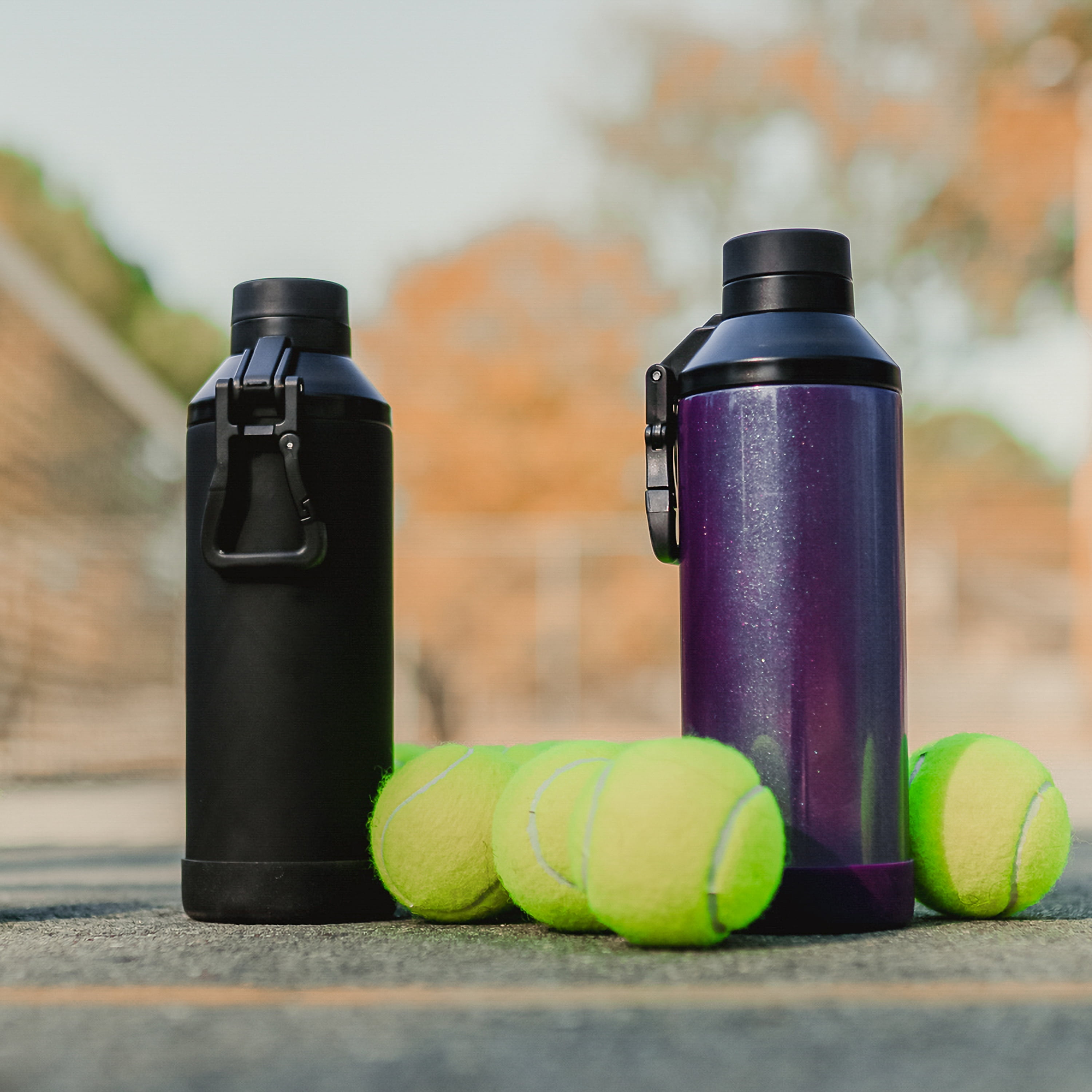 Swiss Tech Water Bottle - Leakproof Lid - 24oz - Purple - Walmart.com