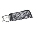 thumbnail image 2 of Rz by Rachel Zoe Womens Cateye Reading Glasses with Case, Black/Crystal Brown, Tabitha +2.00, 2 of 17