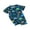 Colorful, variant on JYYYBF Baby Boy Rash Guard Swimsuit Cute Print Short Sleeve Zip Front Bathing Suit Swimwear