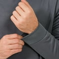 thumbnail image 6 of ProtectX High Visibility Sun Protection Lightweight Long Sleeve Hoodie, UPF 50+ Quick-Dry, SPF UV Shirt, Active Wear - Dark Grey, XX-Large, 6 of 10