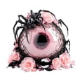 thumbnail image 2 of HaiSphere Vintage Halloween Decor Acrylic Witch Figurine - Halloween Decorations Indoor Flat Stand for Desk Entryway Table, Gothic Witch Decor with Moon Bat Silhouette Design,C, 2 of 5