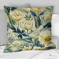 thumbnail image 2 of Designart "Botanical Ikat Oasis" Floral Printed Throw Pillow, 2 of 5