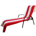 thumbnail image 2 of Cotton Cabana Stripe Standard Size Chaise Lounge Chair Cover, 2 of 10