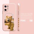 thumbnail image 3 of Funda de silicona líquida para OPPO FIND X6 X3 REALME X7 X50 RENO 2 4Z 4 6 Lite 5Z 5F 4G 5G PRO, bonito oso de peluche, 3 of 5