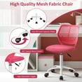 thumbnail image 6 of Homy Casa Kids & Teens Desk Chair with Adjustable Height and 360 Degree Swivel, Pink, 6 of 10