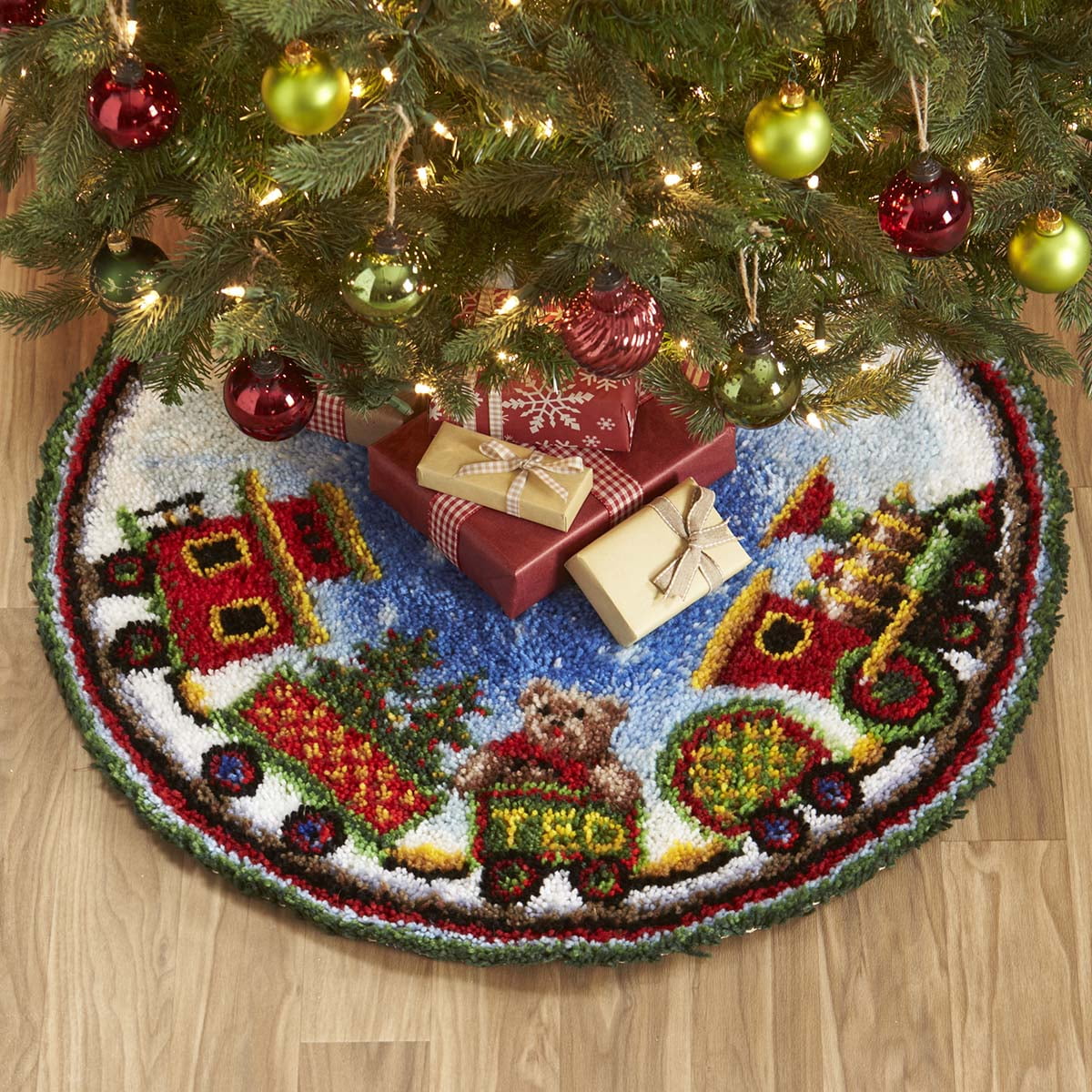 Latch Hook Tree Skirt 