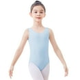 thumbnail image 2 of Bovxnpu Gymnastics Leotards for Girls, Leotard for Girls Gymnastics Sleeveless One Piece Biketards Dance Outfit 8-9 Years, 2 of 7