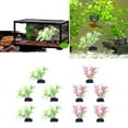 thumbnail image 3 of lionlar 5pc Plastic Underwater Tank Aquarium Grass Plant Decor ,Safe All Green, 3 of 9