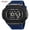 Black+blue, variant on Men's Digital Watch, Silicone Band Outdoor Sport with Dual Time, Stopwatch, Alarm, Countdown and EL Backlight, Cool Style for Sports