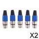 thumbnail image 1 of 2-6 paquetes de 5 uds Cable de altavoz XLR conector hembra extremo para micrófono Audio altavoz 2 piezas, 1 of 7