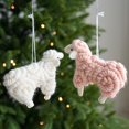 thumbnail image 4 of Clearance Under $1.39 Knitted Sheep Hanging Ornament Soft Stuffed Figure for Christmas Tree Holiday Decor, 4 of 4