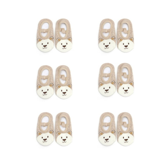 AUQ 6Pair Kids Socks,Cotton Calcetines Para Ninos,Boy Socks,Little Bear