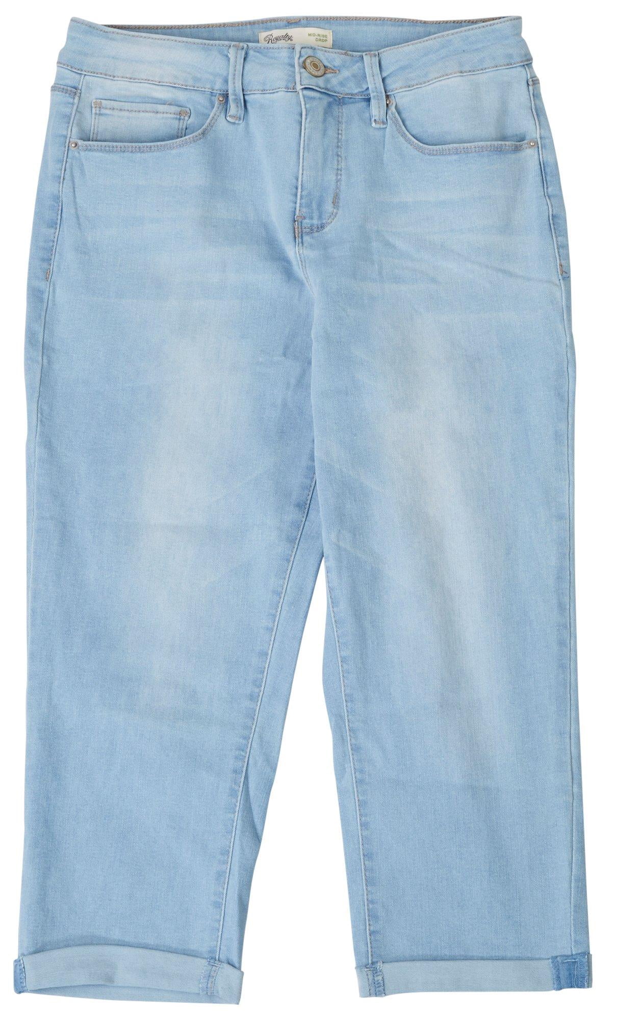 YMI Womens Mid-Rise Crop Pants 