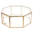 thumbnail image 1 of HLONK Metal Geometric Terrarium  Plants Container Tabletop Decor Wedding Favor 15 cm, 1 of 7