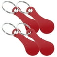 thumbnail image 1 of OULII 4 Pcs Porte-Clés en Acier Inoxydable pour Chariot de Courses Portable, 1 of 8