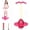 3, variant on Balance Jumping Ball, Jump Balance Ball with Durable Handle and Pump, Supports Core Strength and Coordination, Fun Exercise for Kids and Adults at Home, Parks