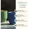 thumbnail image 4 of Bougie Parfumée Paddywax Parks dans un Pot en Céramique Texturée Réutilisable avec Mèche en Bois Craquelée, Bougie de Soja à Combustion Propre avec Env. 77 Heures de Combustion, Bougies-Cadeaux Décoratives pour la Maison, Olympic, 11 oz, 4 of 8