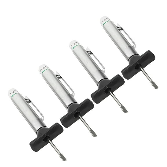 Worgeous 4pcs Tire Tread Depth Gauge Tools Tire Tread Gauge Tool Tire Depth Gauge Tool Car Tread Depth Gauge Auto Tire Gauge 0-25mm
