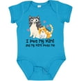 thumbnail image 3 of Inktastic I Love My Mimi Loves Me Cat Boys or Girls Baby Bodysuit, 3 of 5