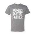 thumbnail image 2 of Wild Bobby,Worlds Okayest Father Gift for Father Dad Husband, Father's Day, Men Premium Tri Blend Tees, Premium Heather, X-Large, 2 of 3