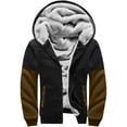 thumbnail image 5 of Fesfesfes Men's Fall And Winter Loose Casual Solid Color Jacket Tops, 5 of 6