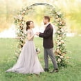 thumbnail image 2 of Costway Garden Arch Arbor Trellis Pergola 7.5 ft Metal Archway for Climbing Plants Party, 2 of 10