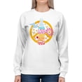 thumbnail image 2 of Officially Licensed Coca Cola Real Thing Peace Love Harmony Women's Sweatshirt, 2 of 3