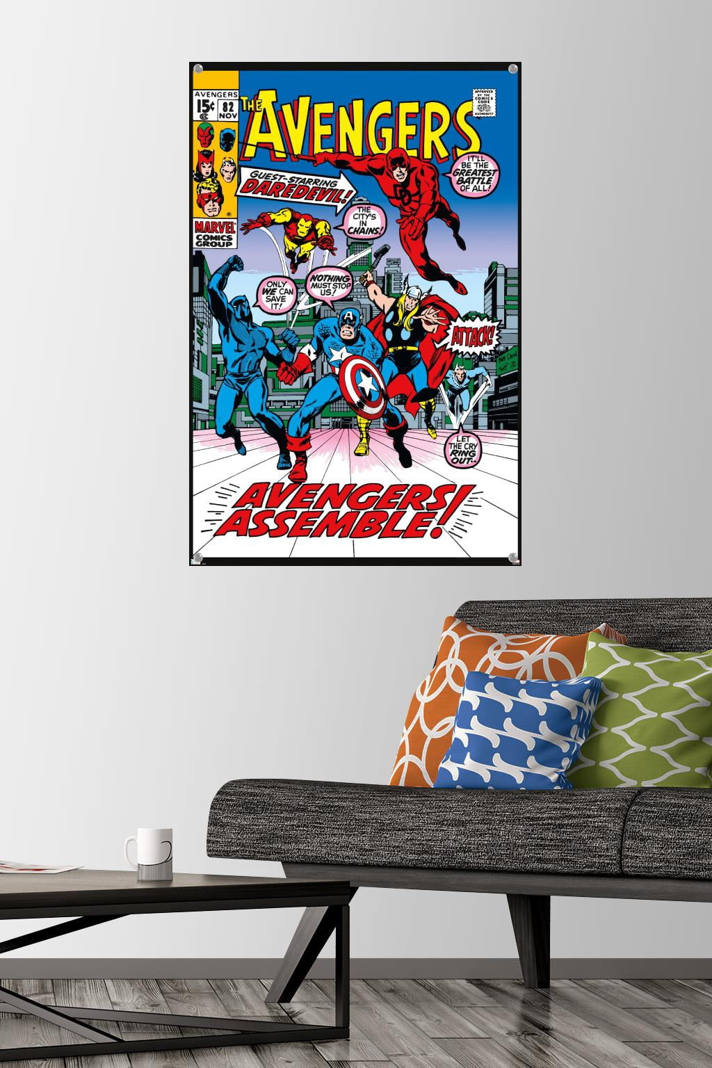 Marvel Comics - Avengers #82 Wall Poster with Pushpins, 22.375" x 34"